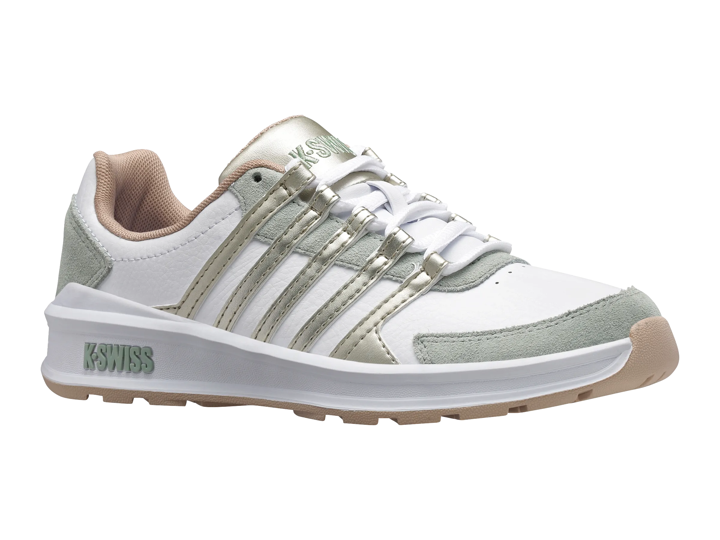 97000-995-M | VISTA TRAINER | WHITE/FROSTY GREEN/CHAMPAGNE