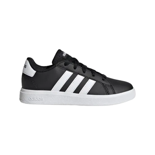 ADIDAS ADVANTAGE K - KIDS - BLACK/WHITE