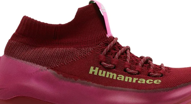 Adidas Pharrell x Human Race Sichona 'Burgundy' Sneakers, Red