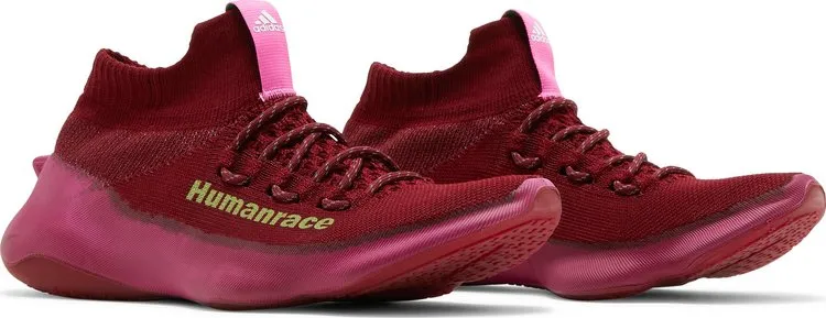 Adidas Pharrell x Human Race Sichona 'Burgundy' Sneakers, Red