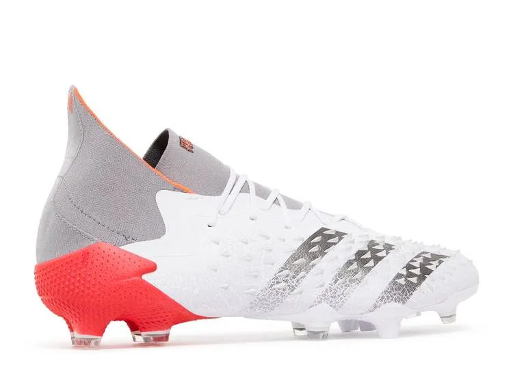 Adidas PREDATOR FREAK.1 FG 'DEMONSKIN - WHITE SOLAR RED' sneakers, white