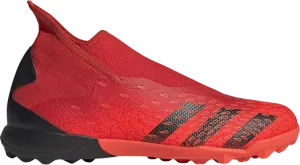 Adidas Predator Freak.3 Laceless TF 'Demonscale - Solar Red' Sneakers, red