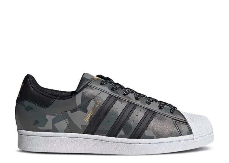 Adidas SUPERSTAR 'BLACK GOLD CAMO' sneakers, black