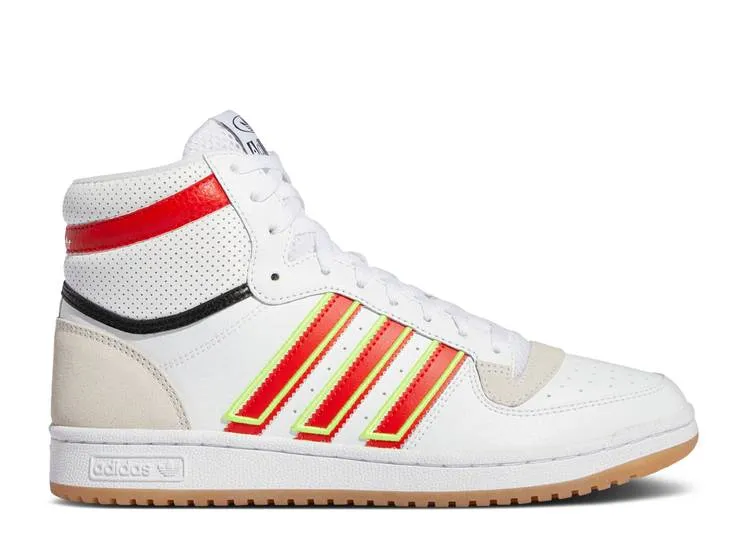 Adidas TOP TEN RB 'WHITE VIVID RED' sneakers, white