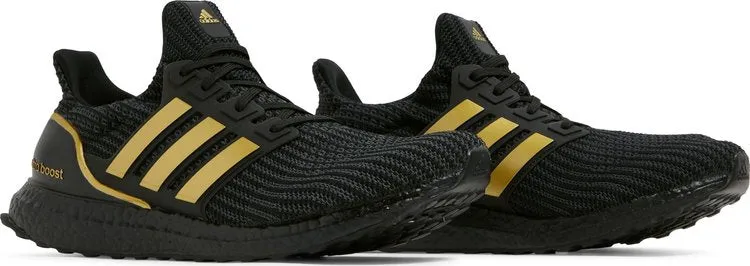 Adidas UltraBoost 4.0 DNA 'Black Matte Gold' sneakers, black