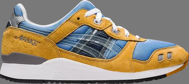 Awake ny x gel lyte 3 'della robbia blue' Asics sneakers, yellow