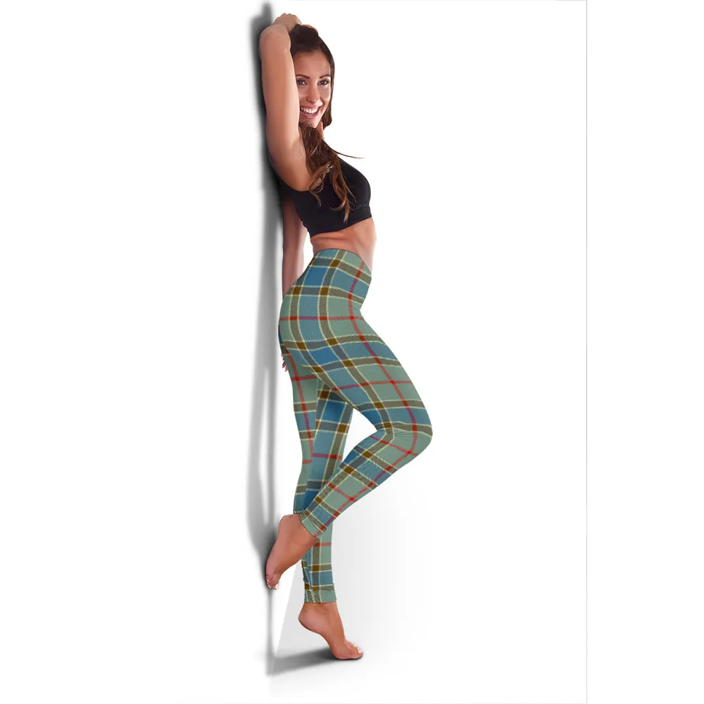 Balfour Blue Tartan Womens Leggings