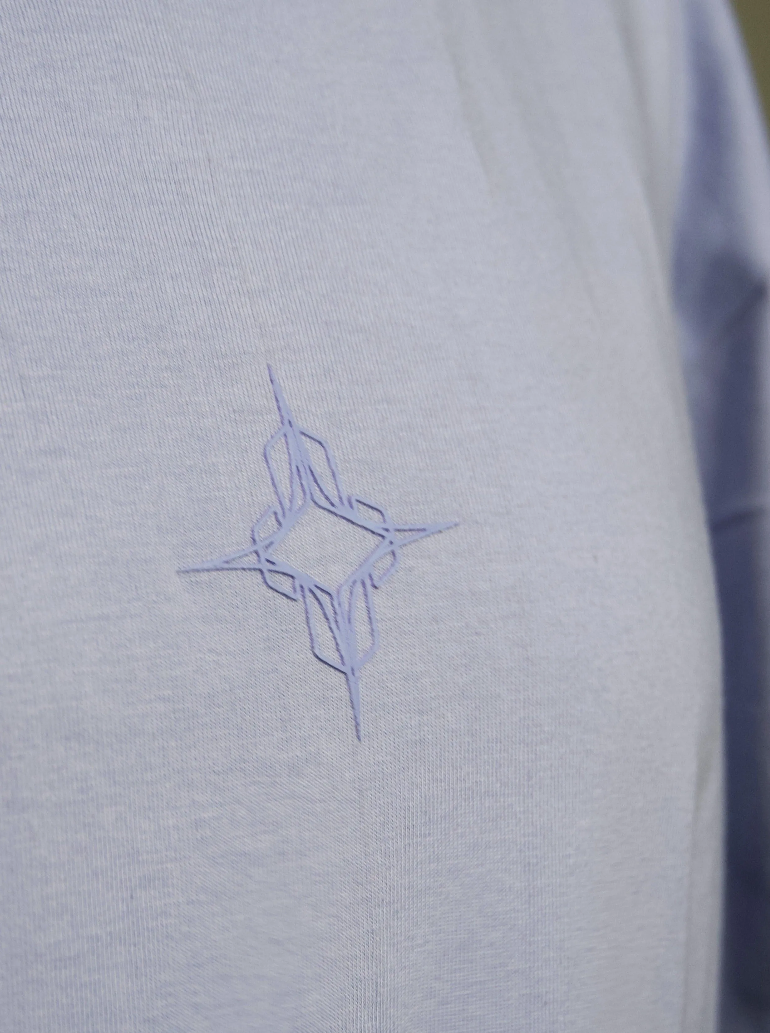 Basic tee/ Periwinkle blue