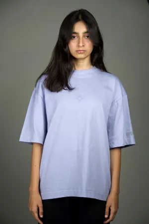 Basic tee/ Periwinkle blue