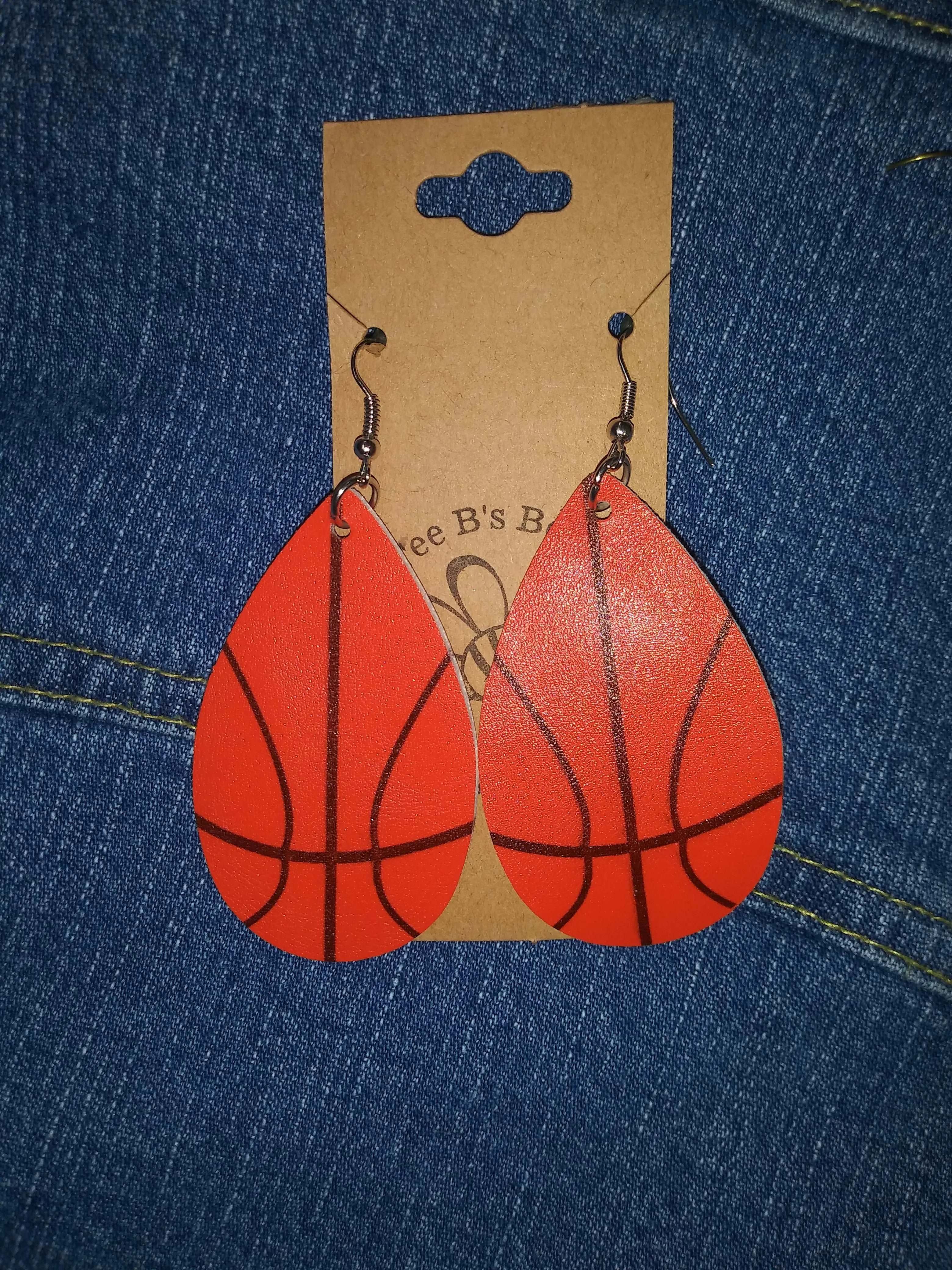 Basketball Earrings