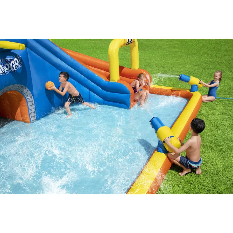 Bestway H2OGO! Super Speedway Mega Water Park (18'1" x 16'6" x 8'8"/5.51m x 5.02m x 2.65m)