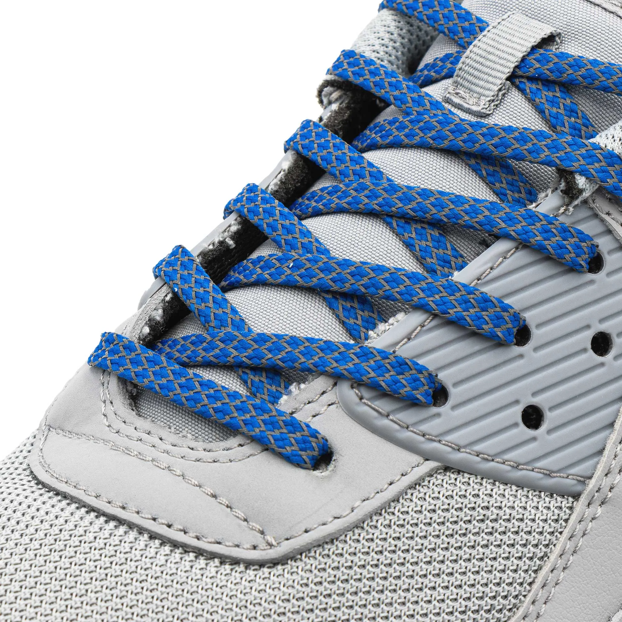 Blue - Reflective Flat Laces 1.0