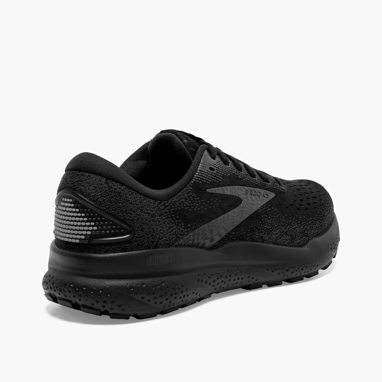 BROOKS WOMENS GHOST 16 - BLACK / BLACK