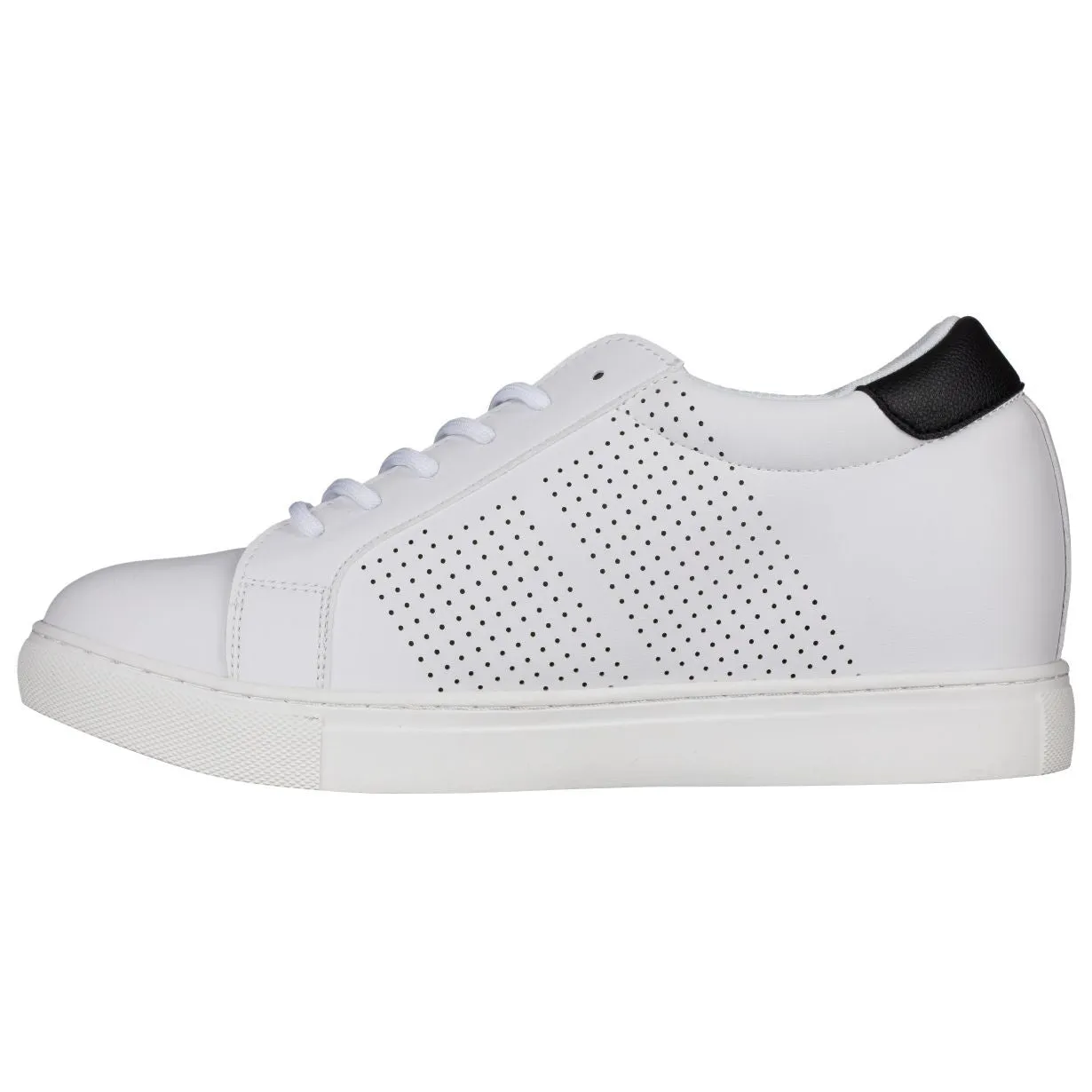 CALTO 2.6-Inch Taller White Elevator Sneakers H0833