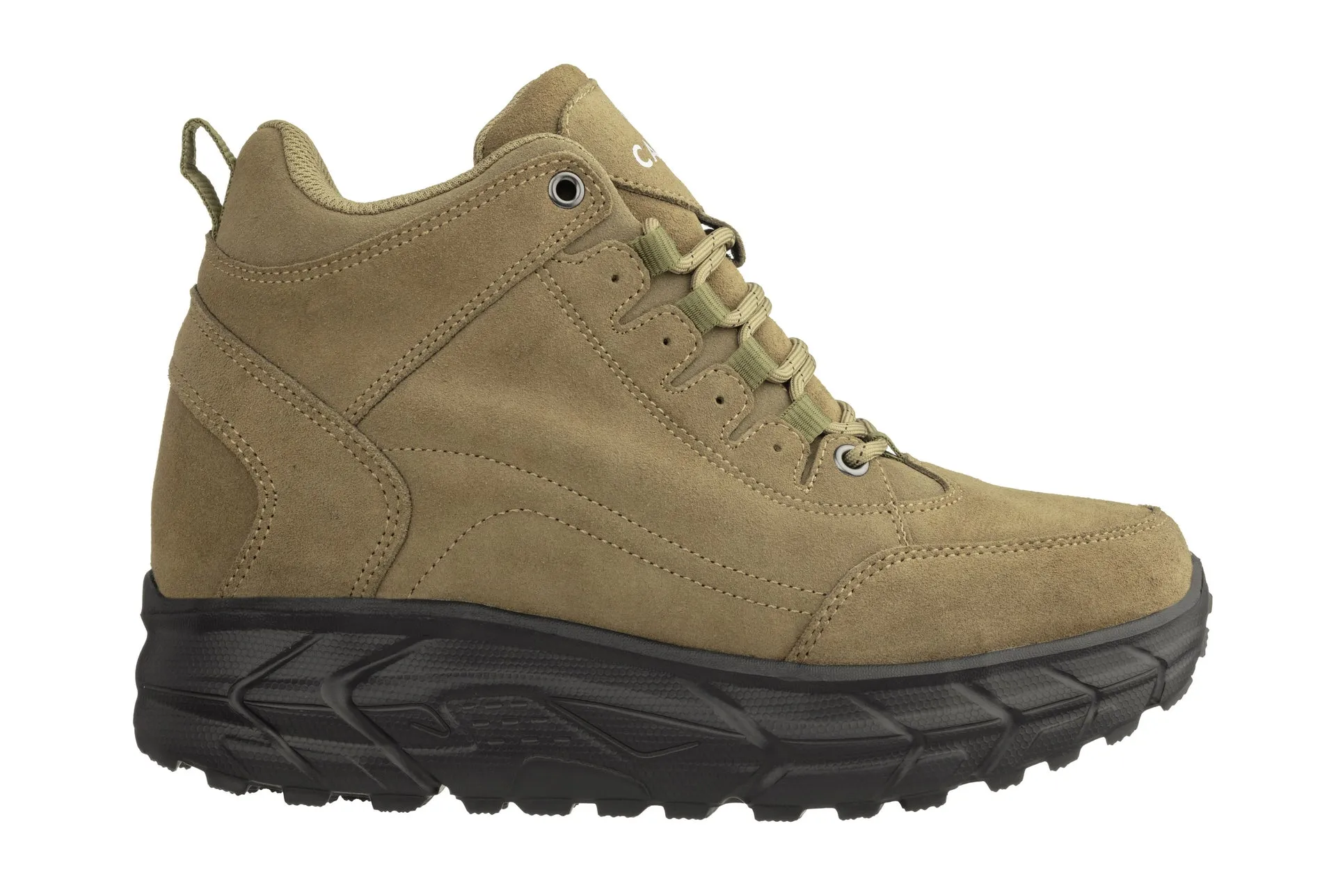 CALTO - S22798 - 4 Inches Taller (Khaki) - Hiking Style Boots