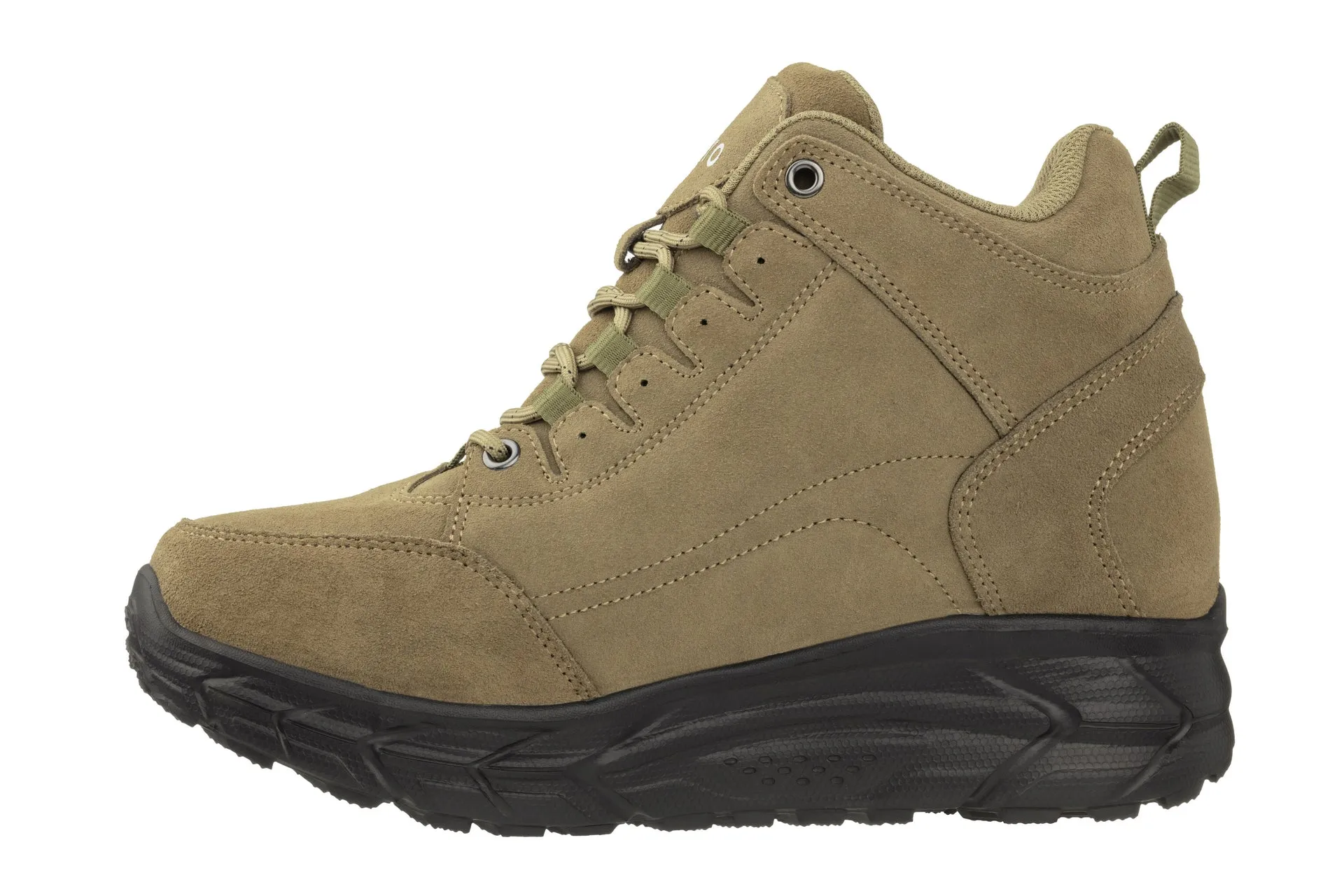 CALTO - S22798 - 4 Inches Taller (Khaki) - Hiking Style Boots