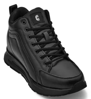 CALTO - S23304 - 3.2 Inches Taller (Black) - Sneakers