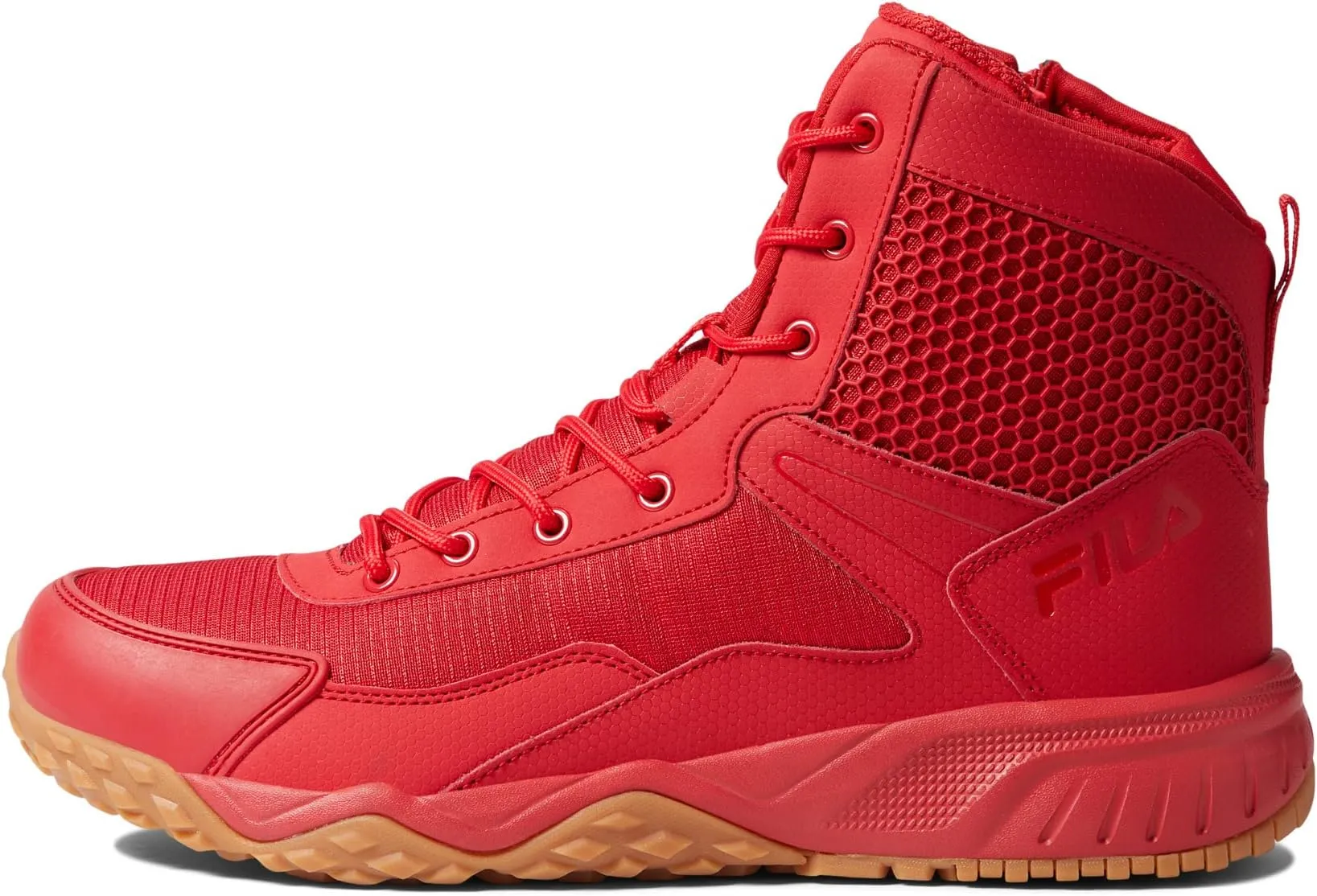 Chastizer Fila Sneakers, Fila Red/Fila Red/Gum