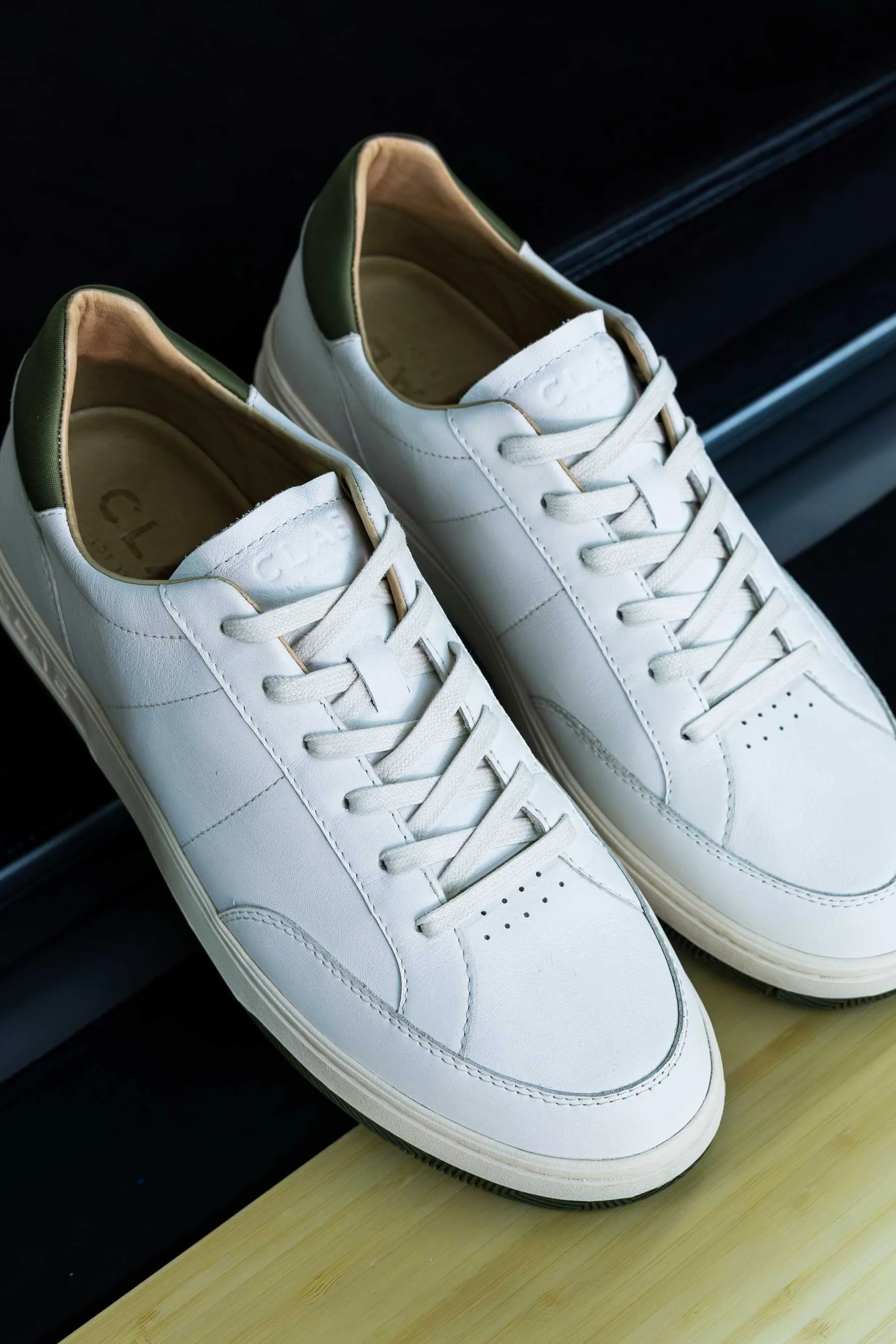 CLAE Monroe Leather Court Sneakers