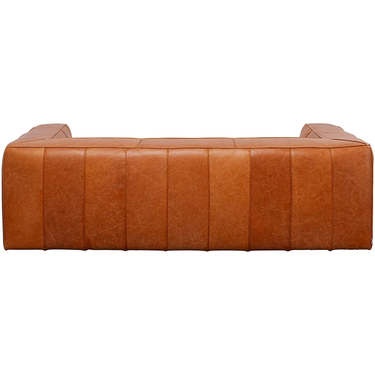 Cubetto Smart Light Brown Leather Sofa