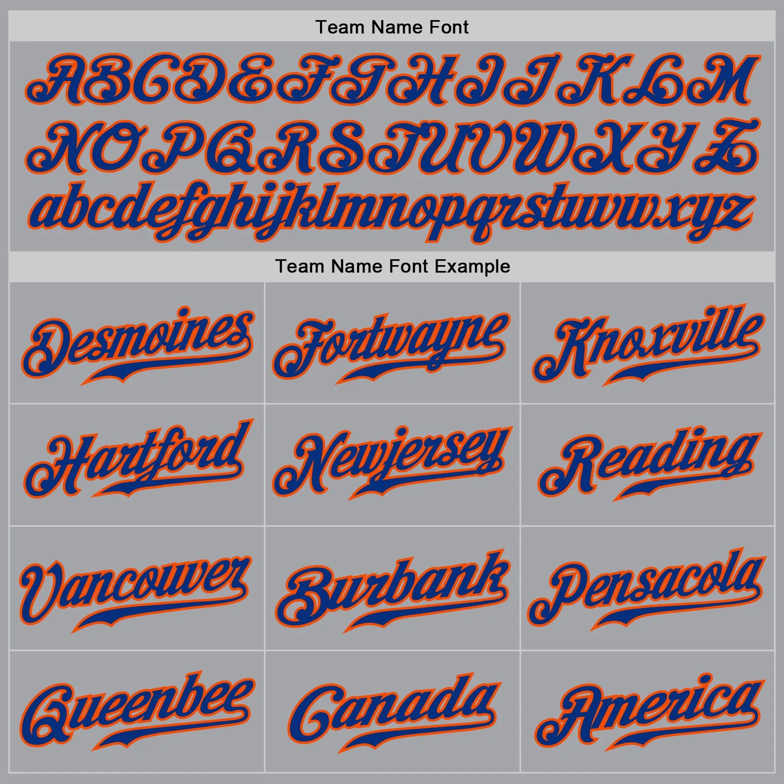 Custom Gray Royal Pinstripe Royal-Orange Authentic Baseball Jersey