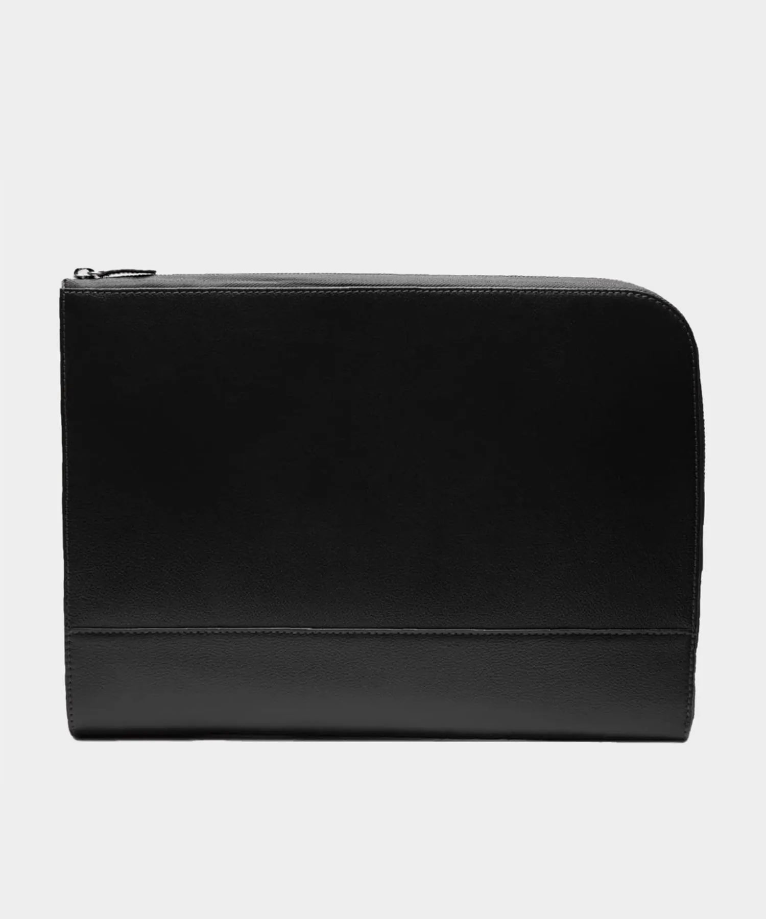 Ettinger Capra Large Zip A4 Portfolio Pouch In Black