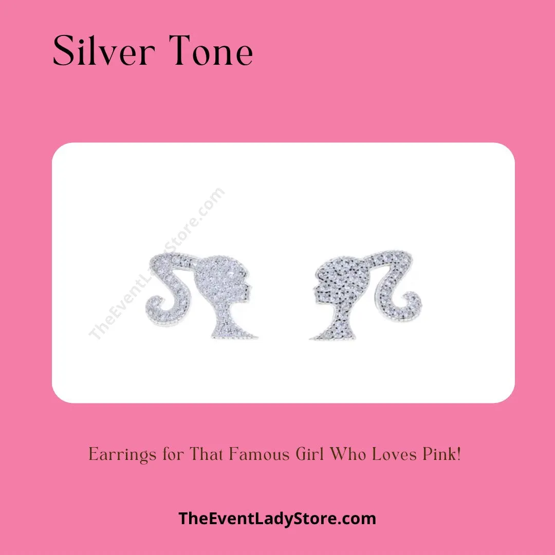 Fashion Rhinestone Earrings for That Girl Who Loves Pink