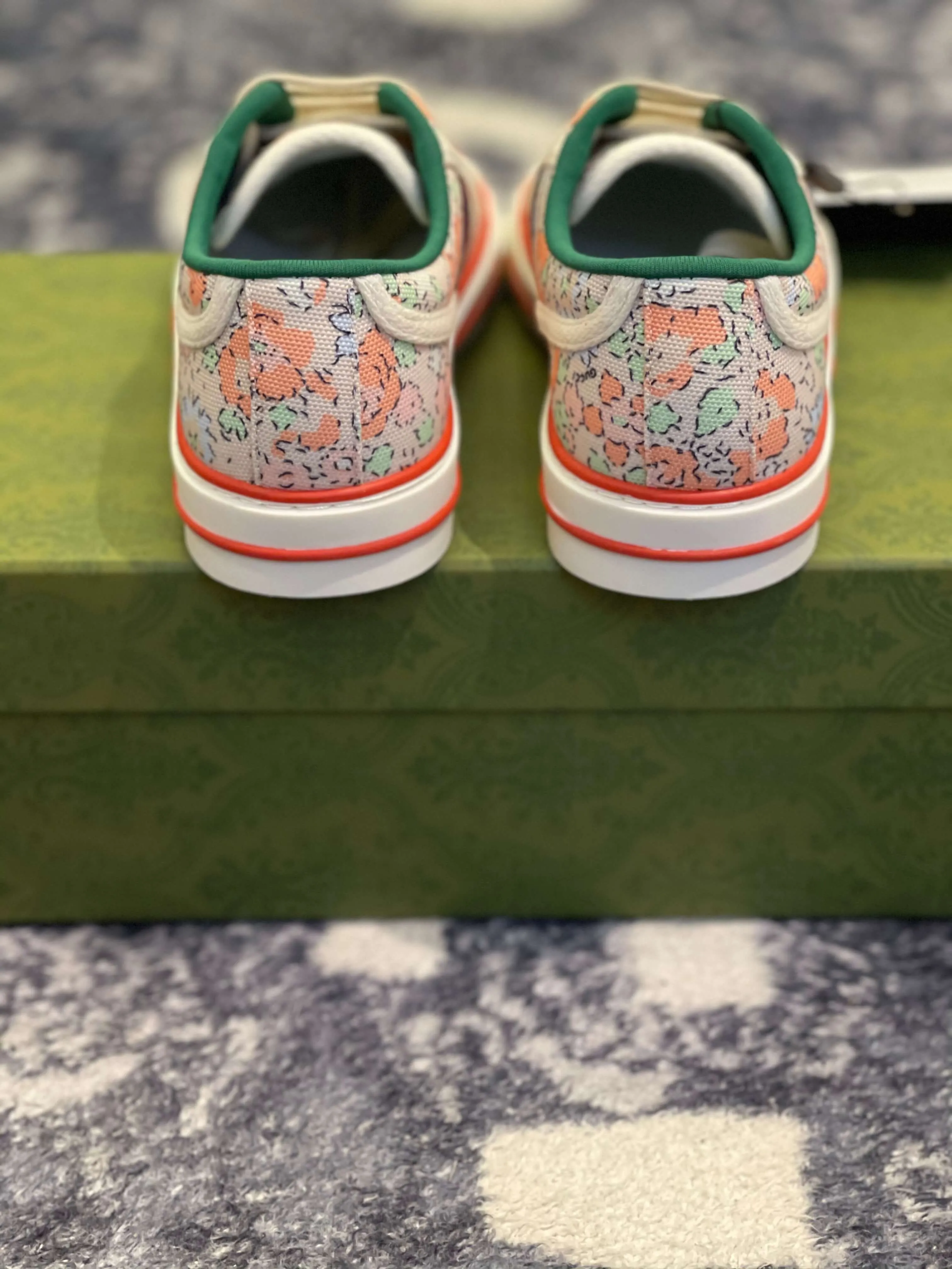 Gucci Tennis 1977 Liberty London Floral Sneaker