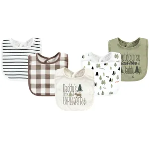 Hudson Baby Cotton Bibs, Daddy’S Explorer