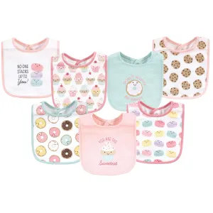 Hudson Baby Cotton Bibs, Sweetest Cupcake