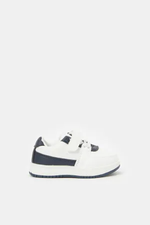 Infant Boys Navy Velcro Strap Sneaker