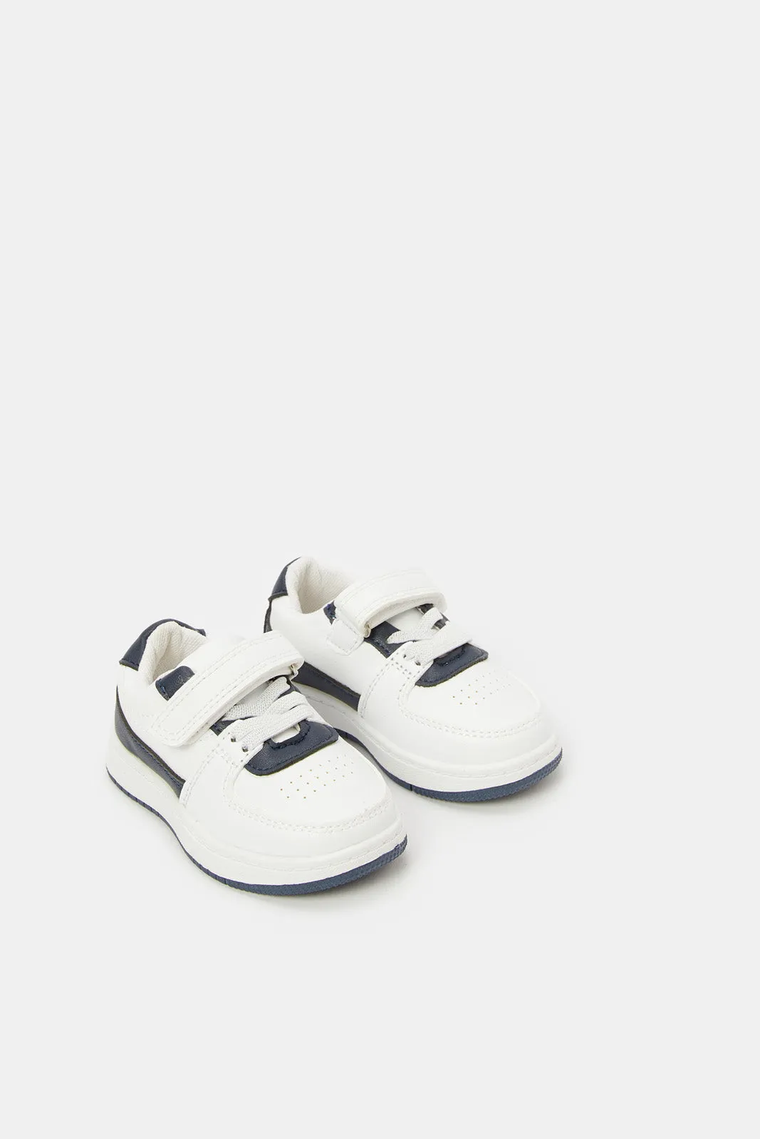 Infant Boys Navy Velcro Strap Sneaker