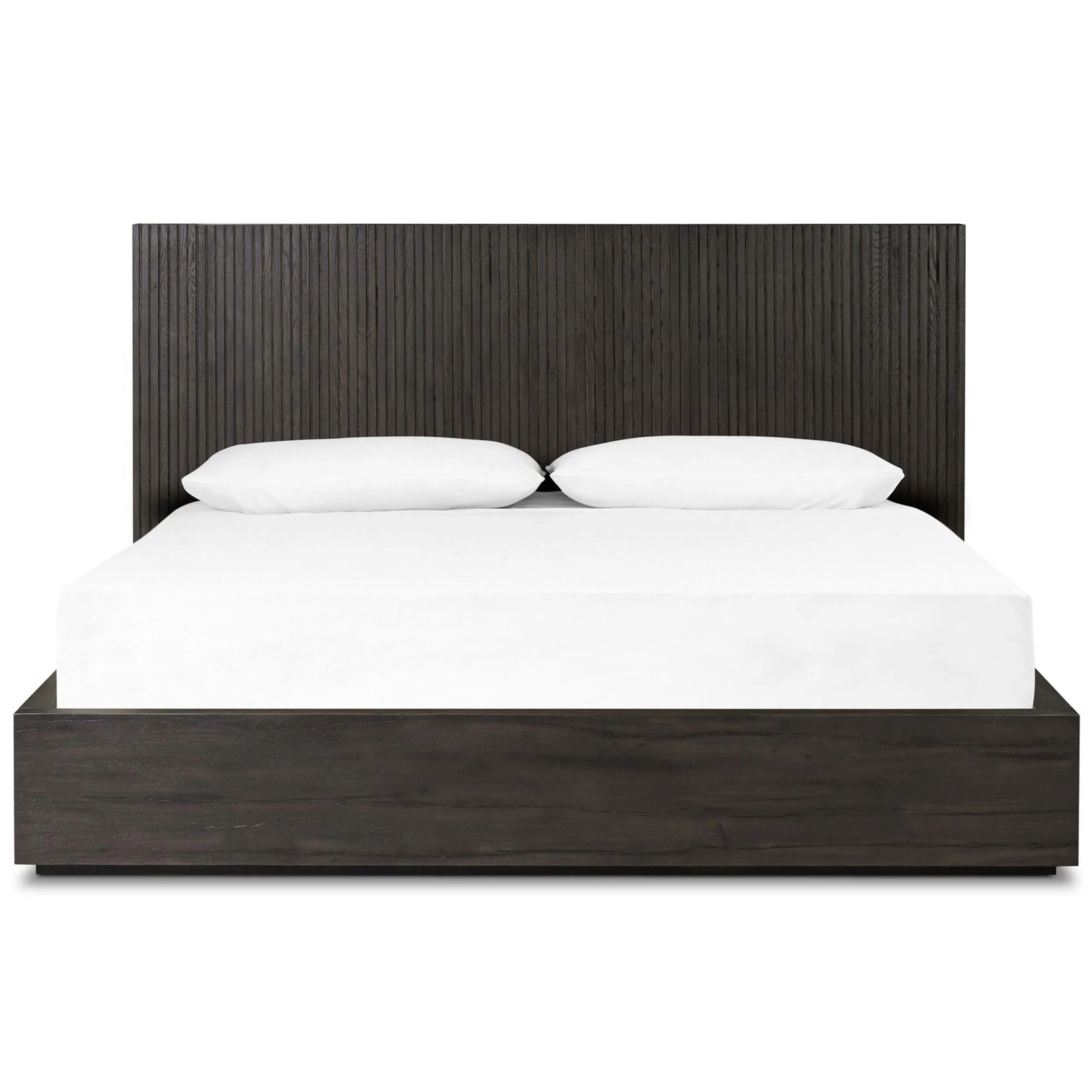 Leo King Bed, Smoked Black