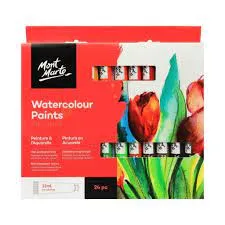 MONT MARTE SIGNATURE WATERCOLOUR PAINTS  24COLX12ML