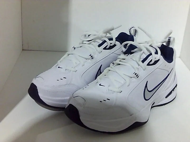 Nike Men's Leather White Sneakers Size 6 Pair Of Shoes