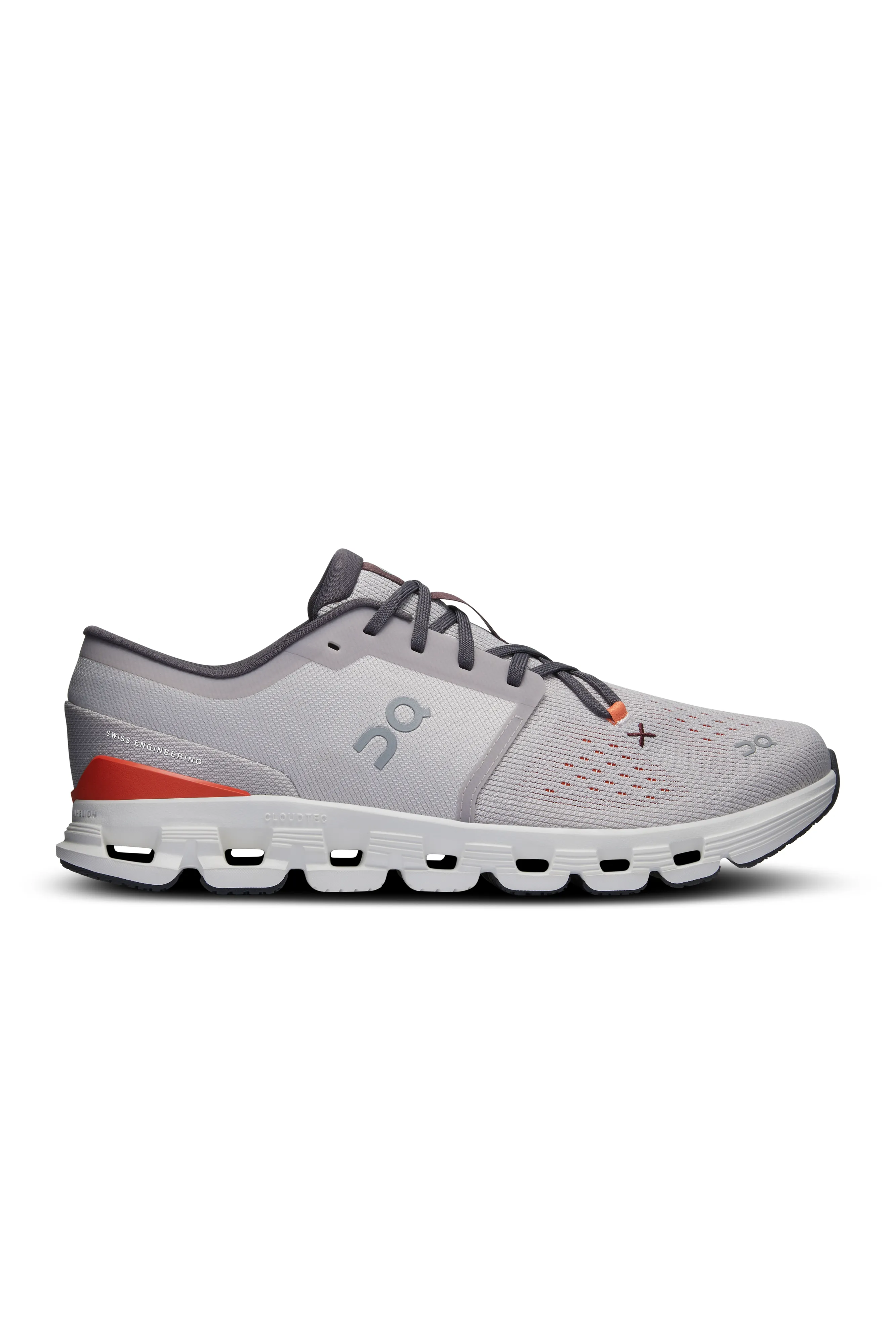 On Running Cloud X 4 Women's Performance Sneakers 3WE30072905 | Silver/Flame