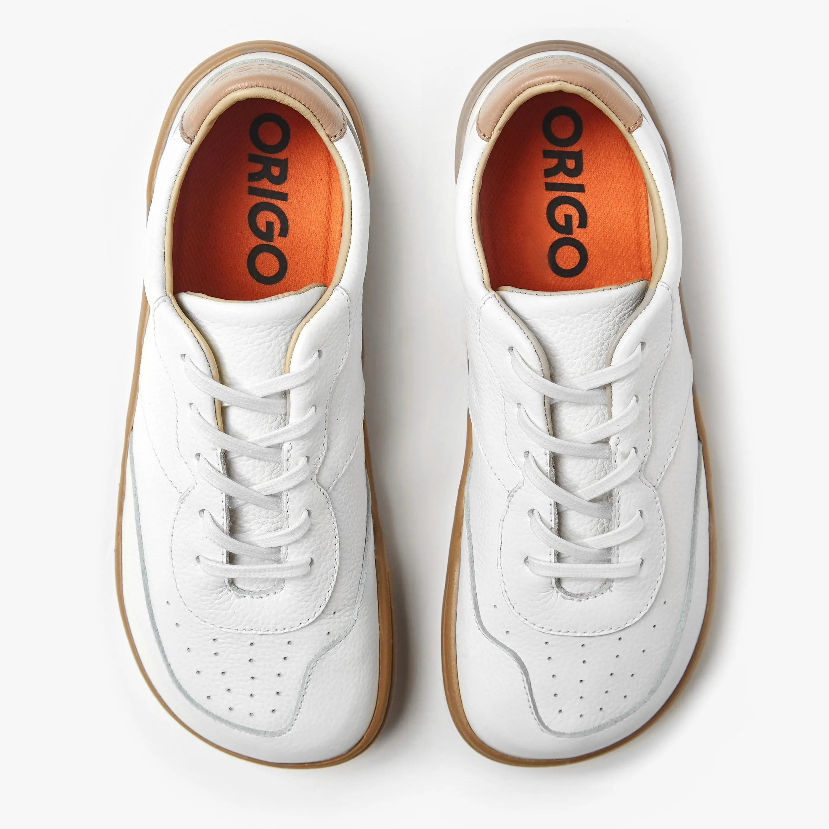 Origo Retro Sneaker for Women | Natural Leather