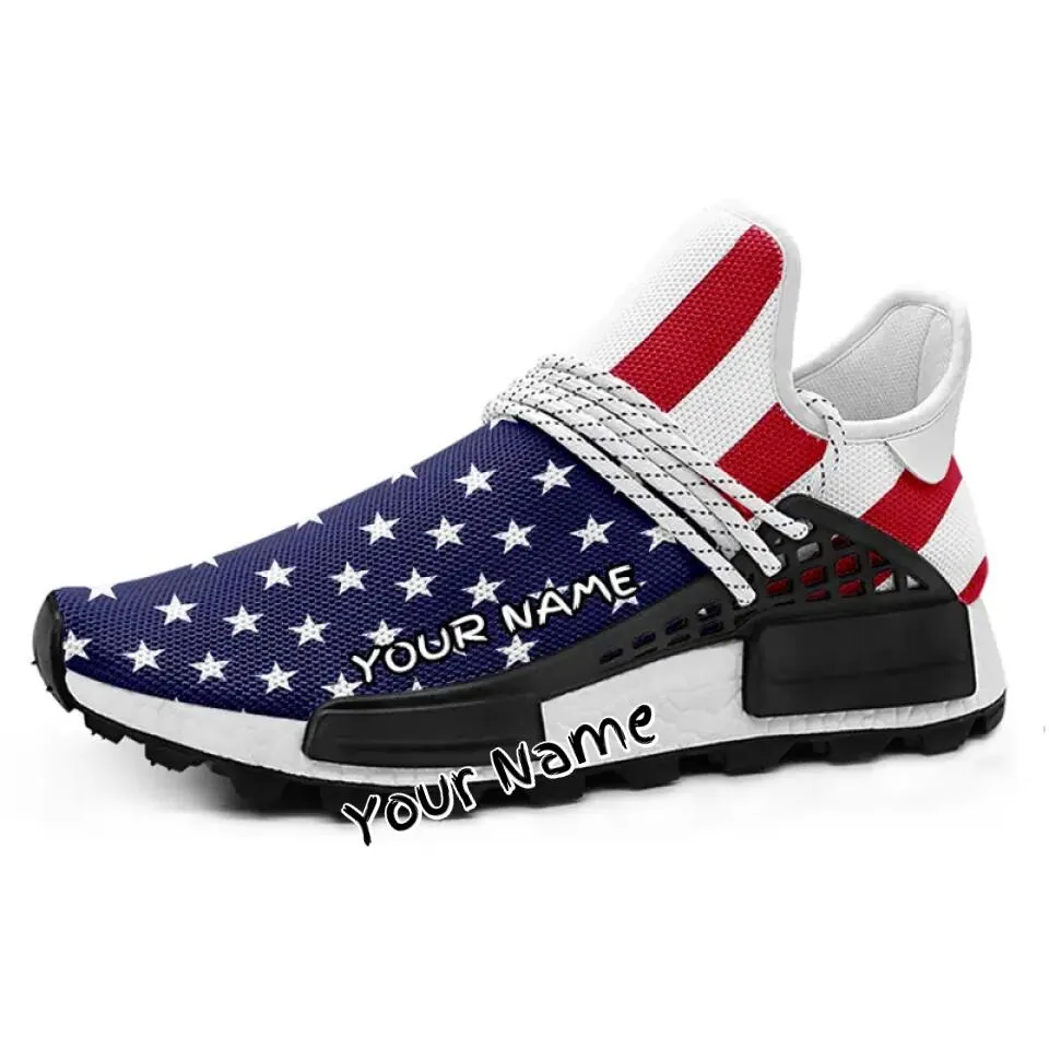 Personalized Corporate Gifts and Employee Gifts, company logo gifts Custom WH, USA Flag Sneakers, Personalized Shoes, Printed Shoes, WH-B06000