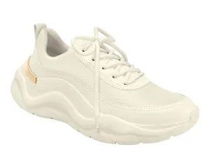 Piccadilly Reference: 939004 Introducing the Ultra-Soft, Anatomically Designed Insole for Plantar Fasciitis Relief, Combined with Brazil's Finest Craftsmanship in Stylish Off White Sneakers—Experience Comfort with Every Step.