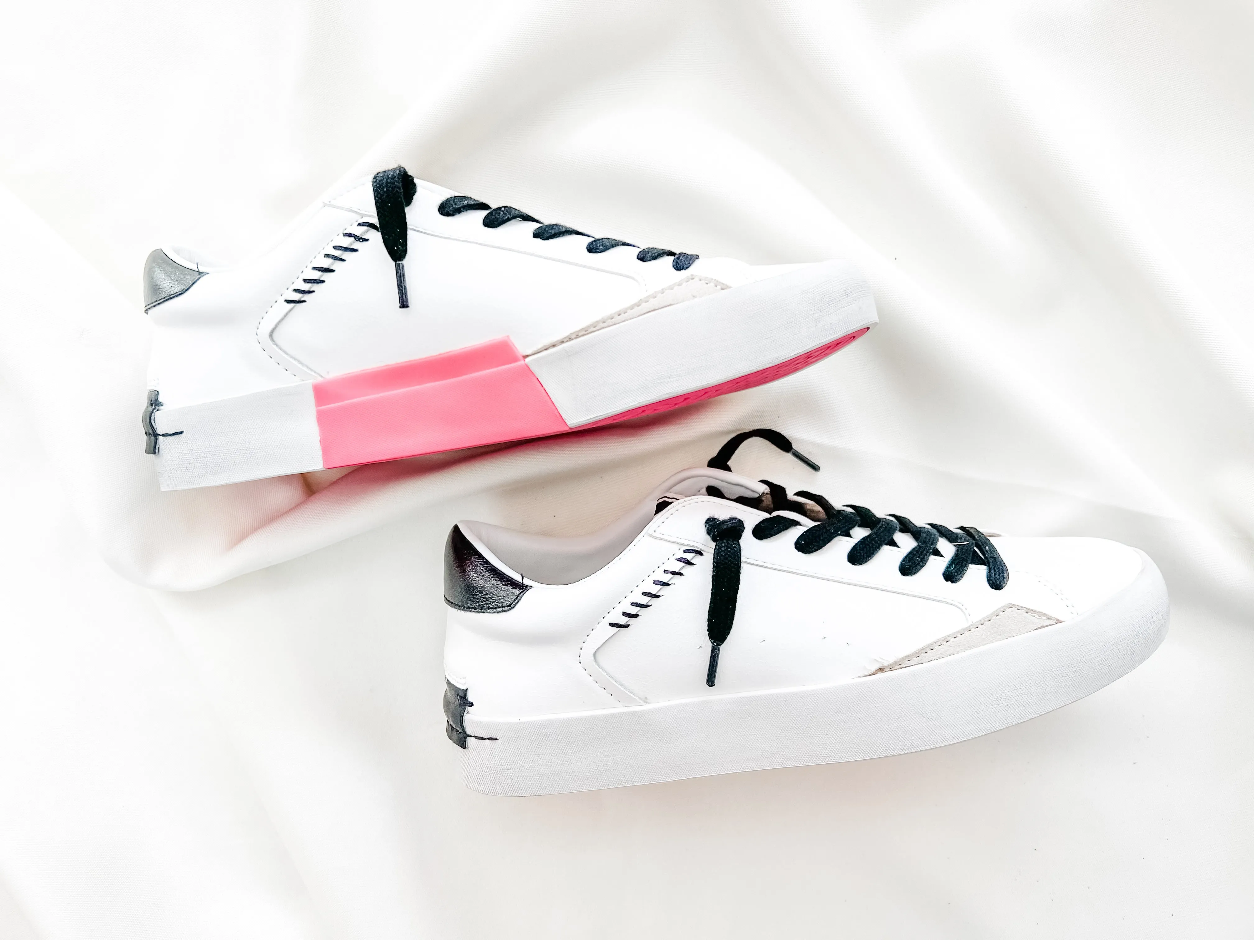 Pop of Pink Sneaker