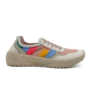 Psudo Court Sneaker (Women) - Cream Multi