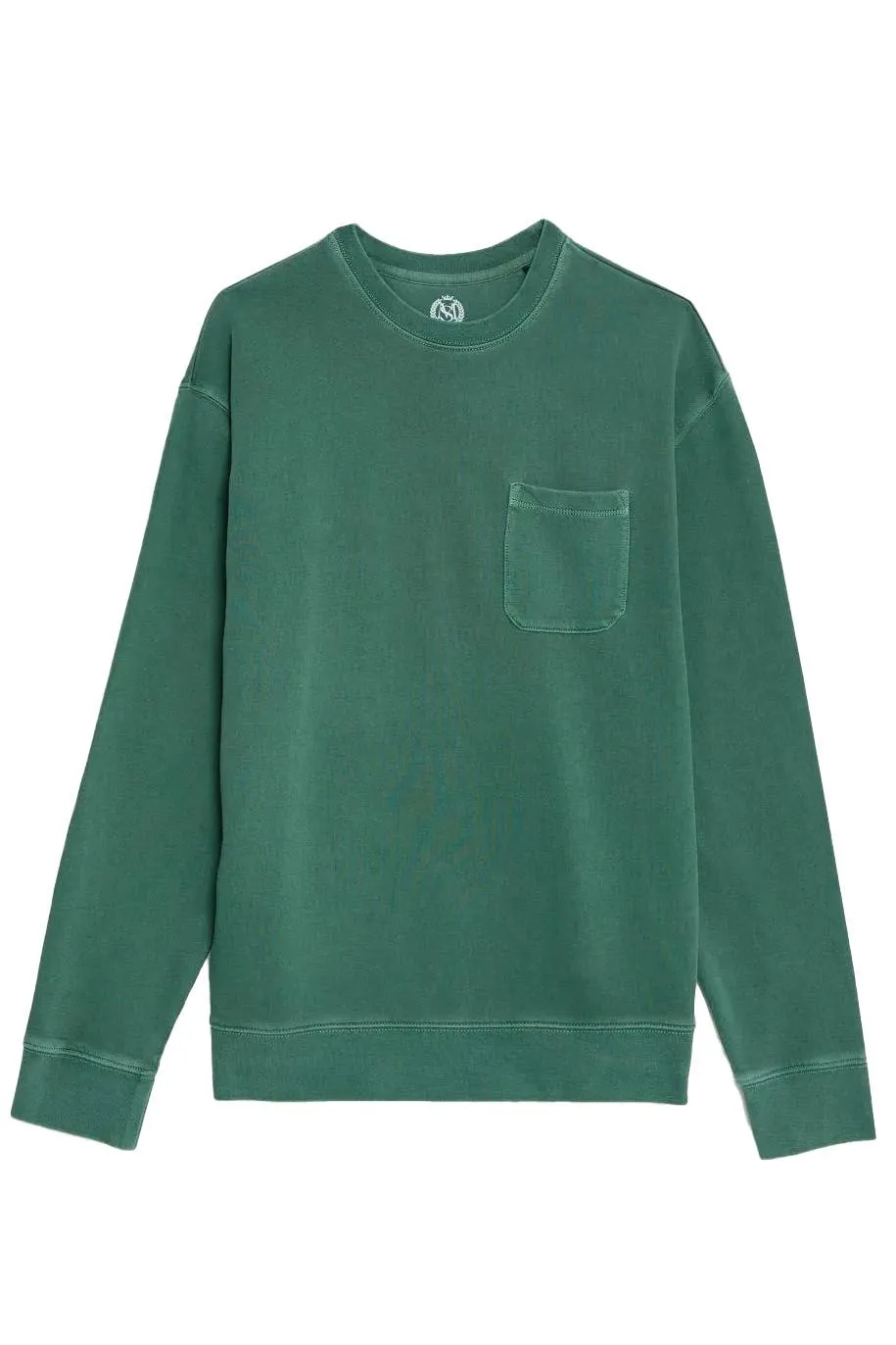 Pure Cotton Pocket Sweatshirt