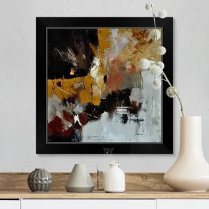 "Abstract 7721903" Black Framed Print