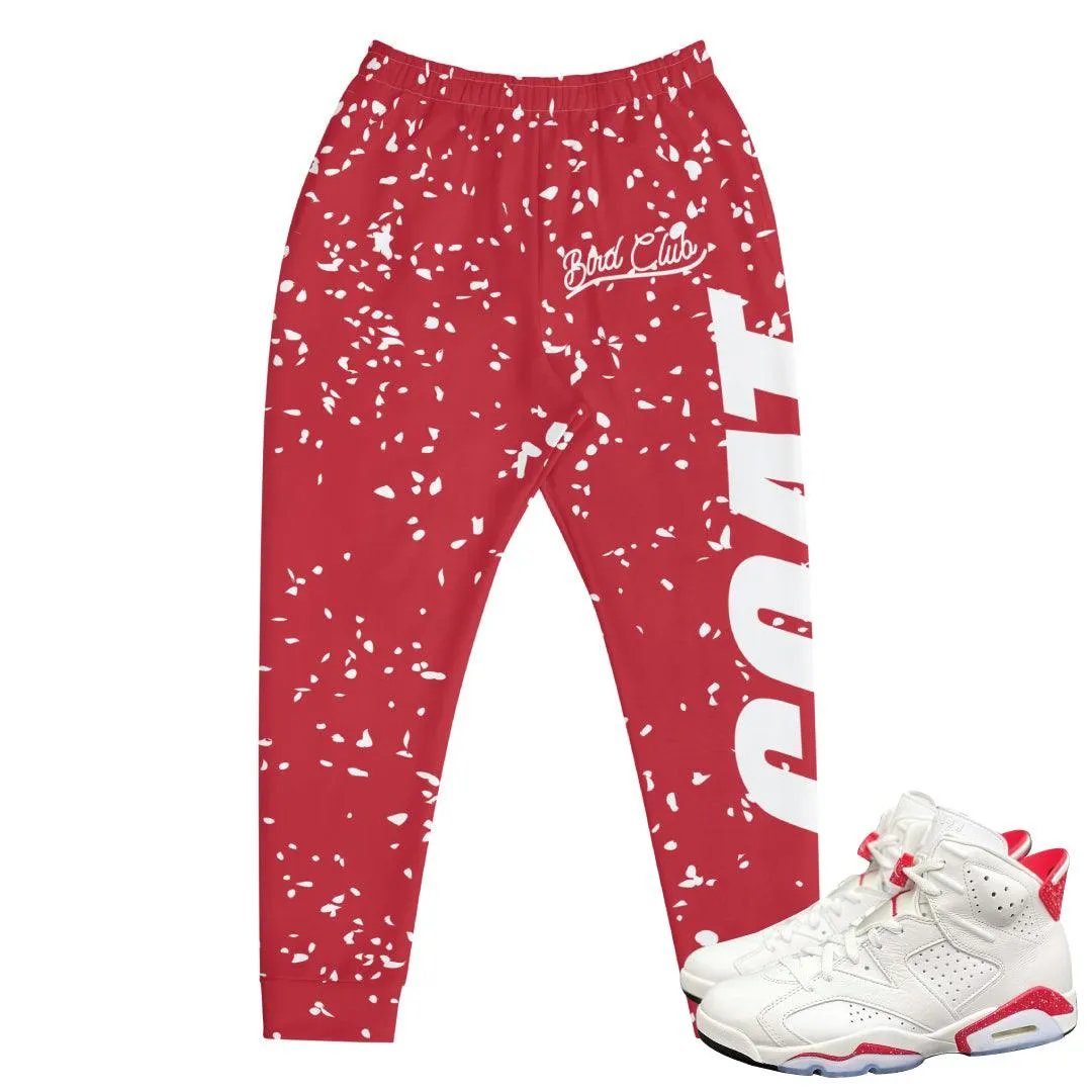 Retro 6 Red Oreo Joggers