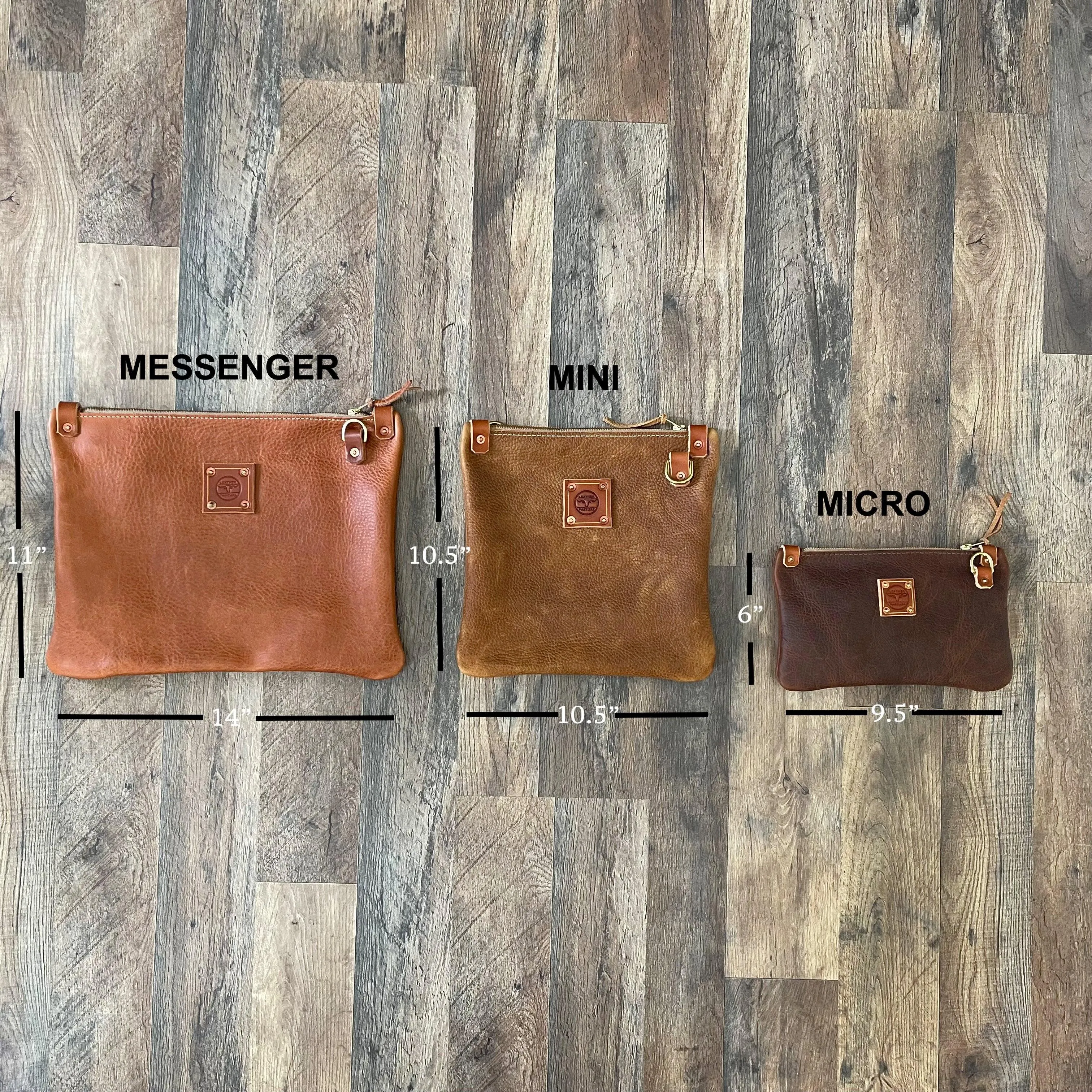 RTS- Micro Messenger Bag in Copper