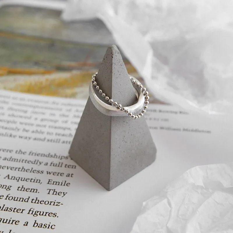 Stackable 925 Sterling Silver Ring