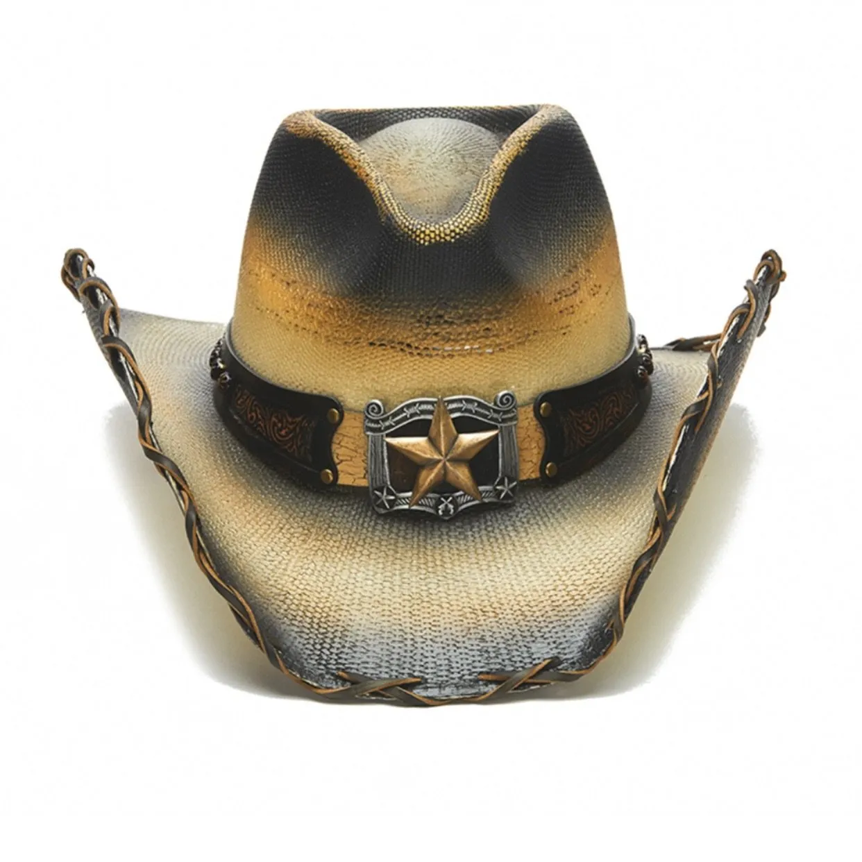 Stampede Western Straw Cowboy Hat - The Lone Star