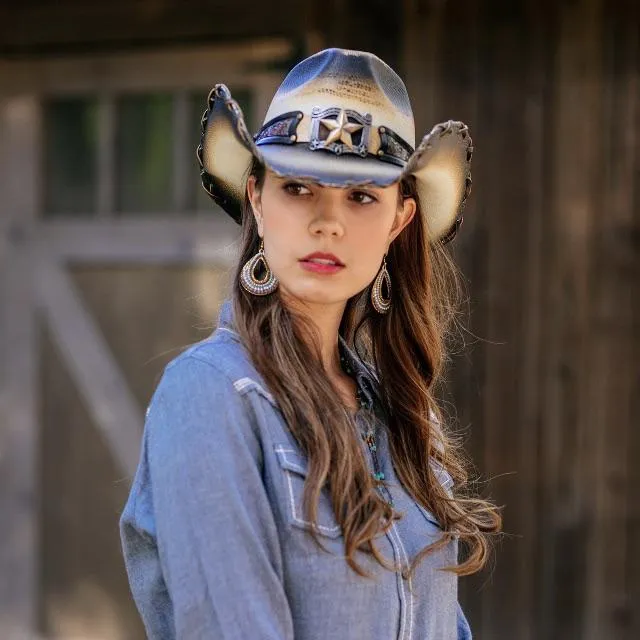 Stampede Western Straw Cowboy Hat - The Lone Star