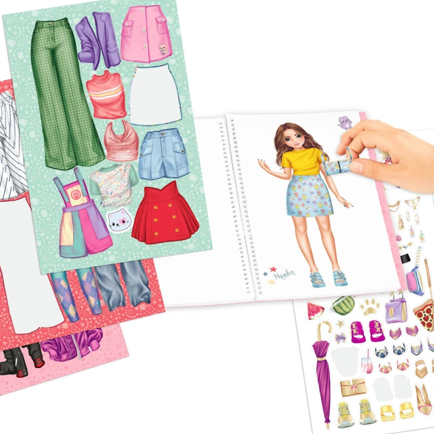 TOPModel  Dress Me Up Big Cutie Star Sticker Book