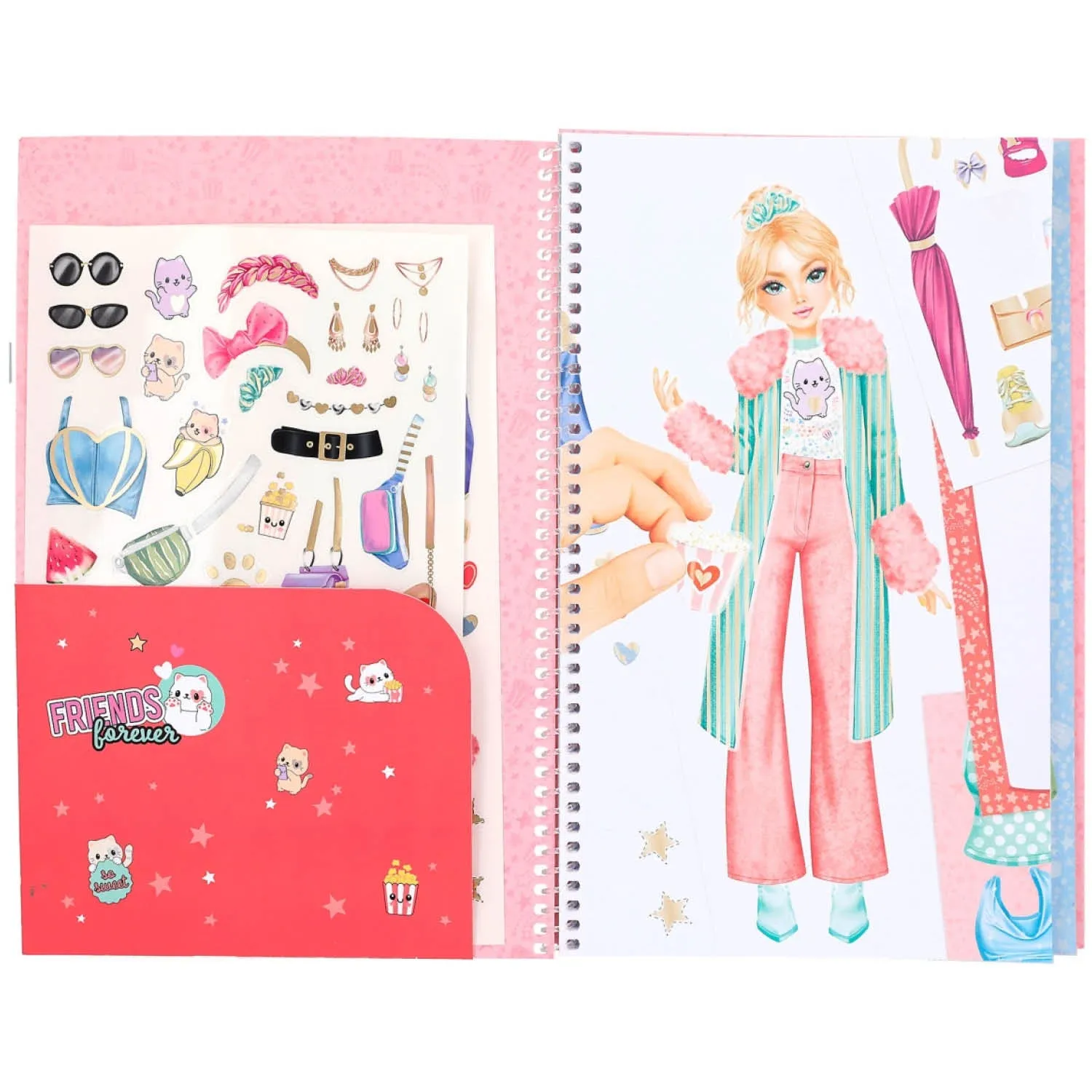 TOPModel  Dress Me Up Big Cutie Star Sticker Book